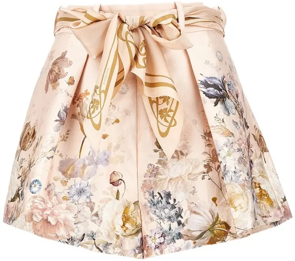Jacheta 'Valiant' floral twill shorts