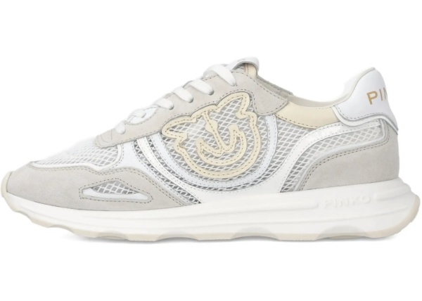 Leather Zoe Sneakers with mesh inserts