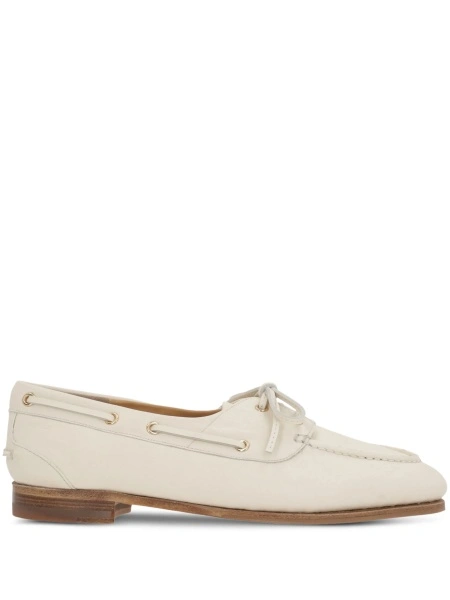 Mocasini Bally neutri din piele