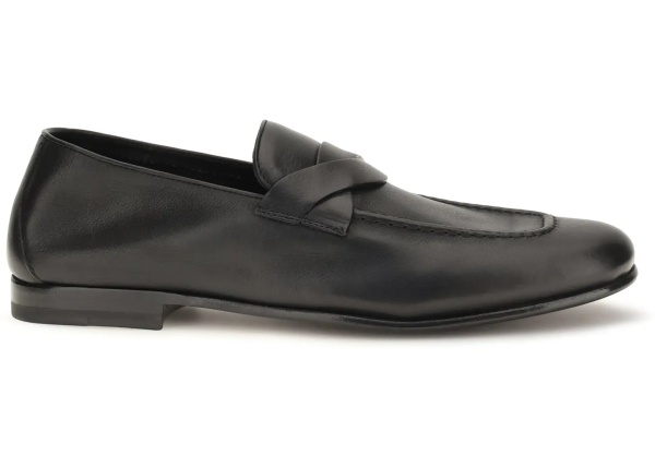 Mocasini Gigi Loafers with woven strap