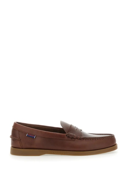 Mocasini Loafers 'DOLPHIN WAXED RUBBER SOLE' Brown Leather Men