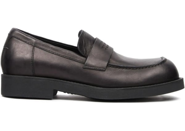 Mocasini Loafers with visible topstitching