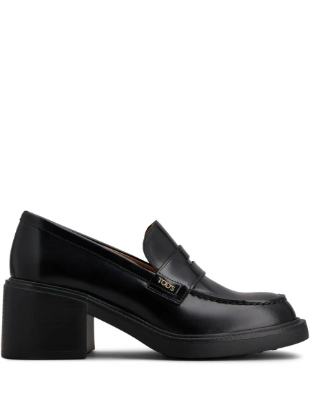 Mocasini TOD'S negri din piele