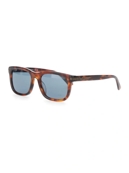 Ochelari Brown square-lens sunglasses with leopard-print in acetate for men