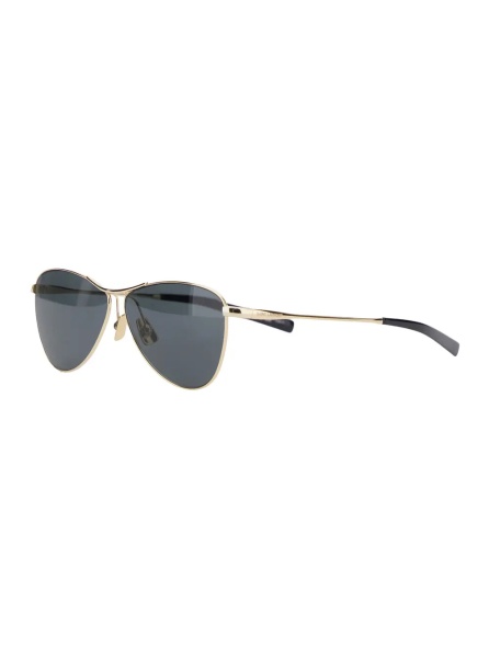 Ochelari Gold Tone Sunglasses with Engraved Logo in Metal Woman