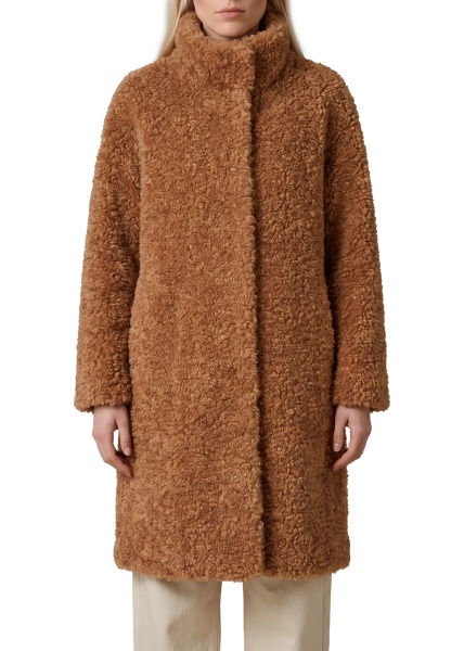 Paltoane Curly Faux Fur Coat