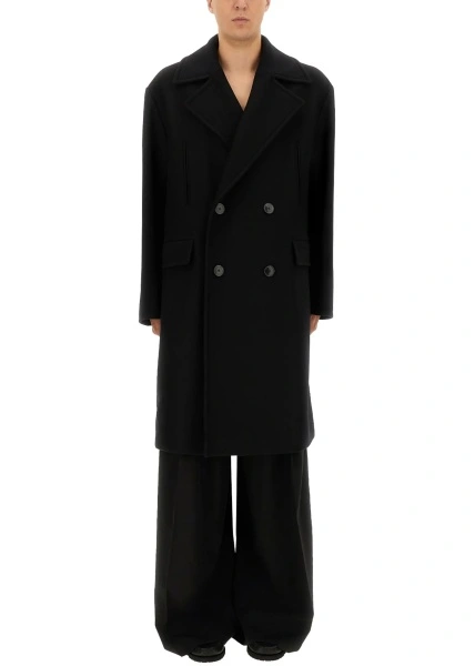 Palton Dries Van Noten negru