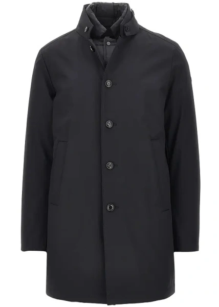 Palton DUNO negru din nylon
