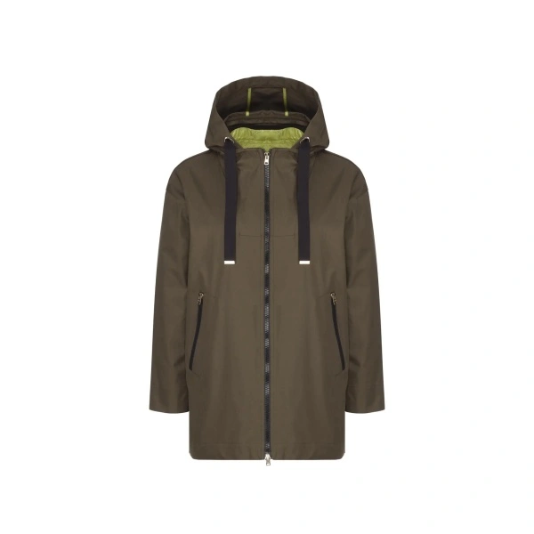 Palton Herno Ruffled Flared Coat
