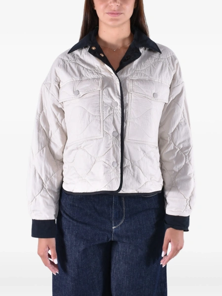 Palton Weekend MaxMara neutru din polyester