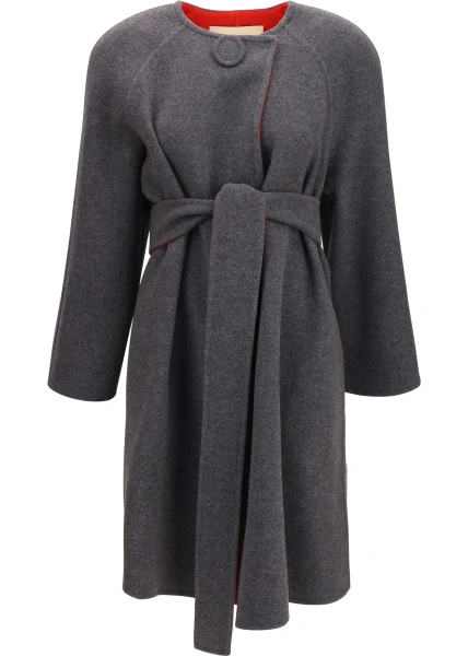 Palton Wool and cashmere belted Coat