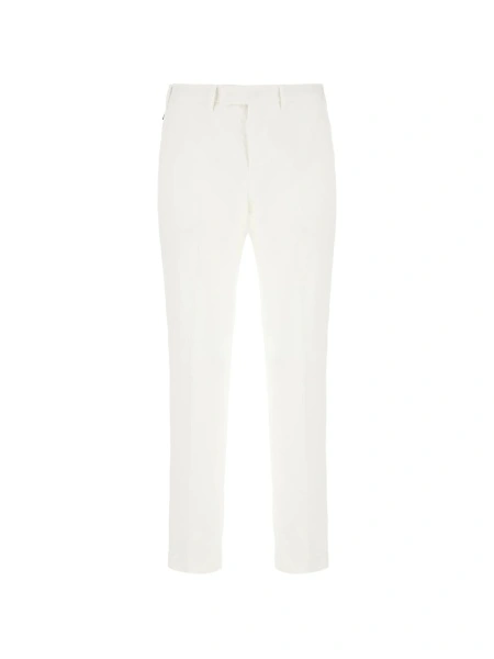Pantaloni conici PT TORINO albi