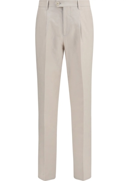 Pantaloni Cotton and linen tailored Pants