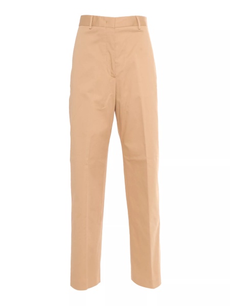 Pantaloni COTTON GABARDINE WIDE LEG TROUSERS