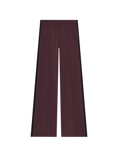 Pantaloni de trening COURRÈGES rosii din polyester
