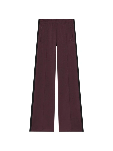 Pantaloni de trening COURRÈGES rosii din polyester