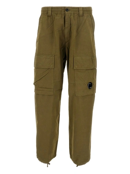 Pantaloni drepti C.P. Company verzi