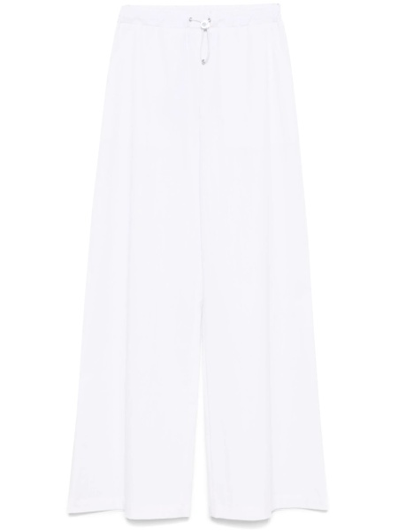 Pantaloni drepti MOSCHINO JEANS albi
