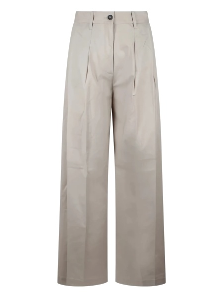 Pantaloni drepti NINE:INTHE:MORNING neutri