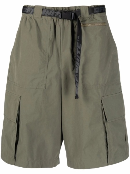 Pantaloni drepti Off-White verzi