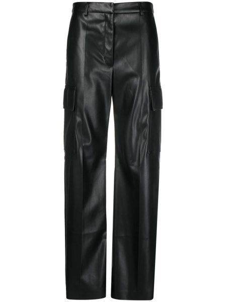 Pantaloni drepti Stella McCartney negri