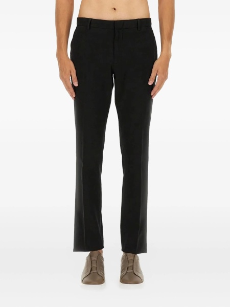 Pantaloni drepti ZEGNA negri
