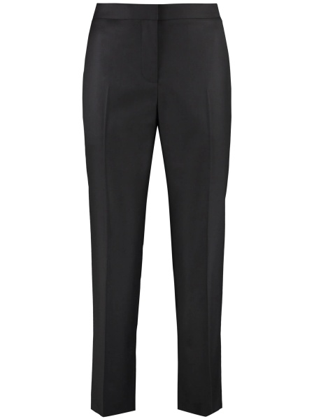 Pantaloni eleganti Alexander McQueen negri din lana