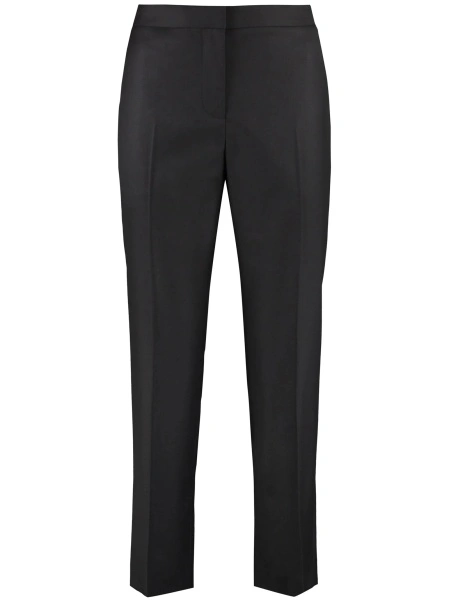 Pantaloni eleganti Alexander McQueen negri din lana