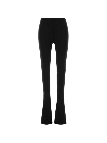Pantaloni evazati Gucci negri din spandex/elastan si vascoza