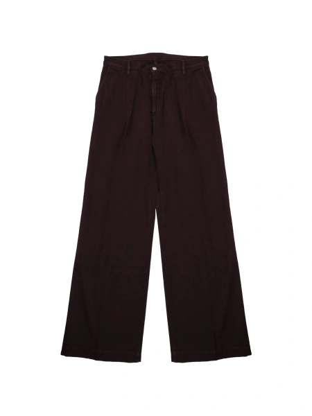 Pantaloni evazati NINE:INTHE:MORNING maro