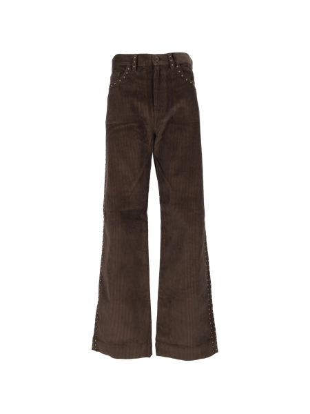 Pantaloni evazati P.A.R.O.S.H. maro