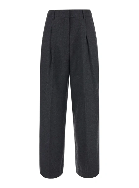 Pantaloni Gray Pants with Belt and Side Pockets in Tech Fabric Men