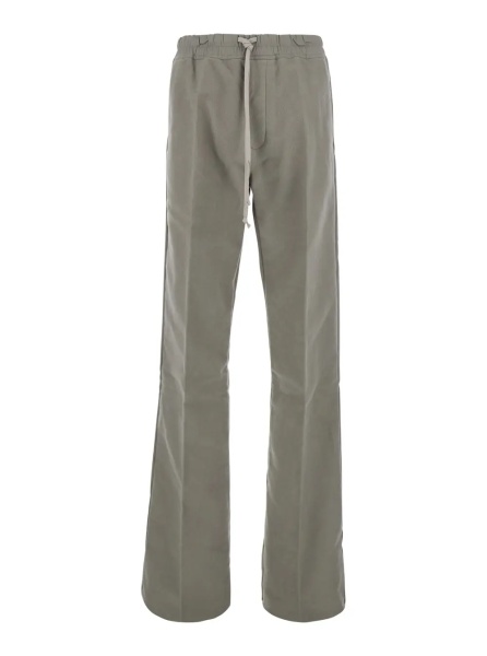 Pantaloni Grey Pants with elasticated waistband with oversized drawstring in Cotton for Men