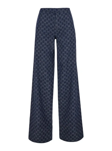 Pantaloni Gucci albastri din denim