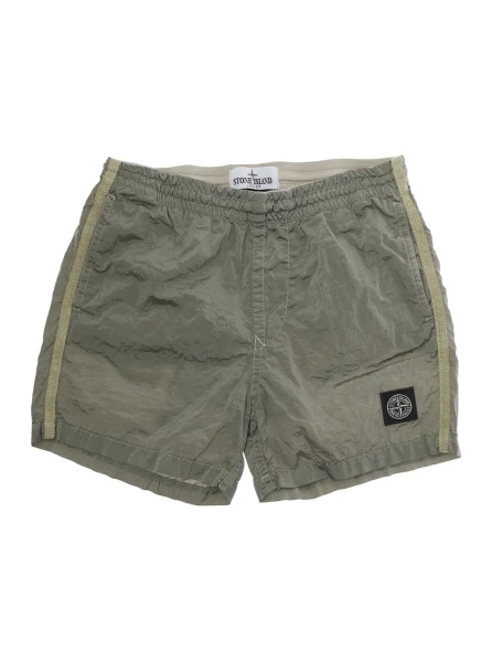 Pantaloni L1S16B100002S0043V0061 - Gray - Shorts with Welt Pocket - In Polyamide - Child