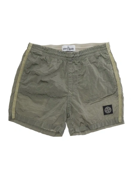 Pantaloni L1S16B100002S0043V0061 - Gray - Shorts with Welt Pocket - In Polyamide - Child