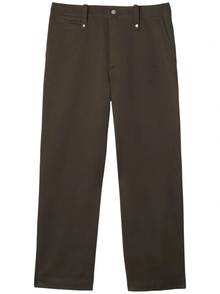 Pantaloni loose fit Burberry maro