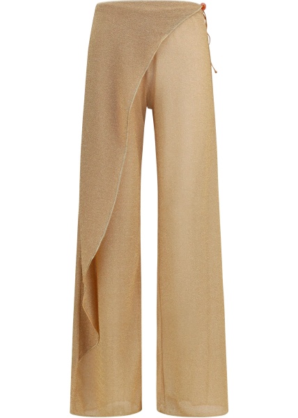 Pantaloni Lumière wide-leg pareo Pants