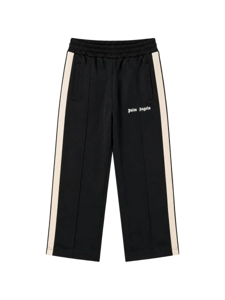 Pantaloni Palm Angels negri din material textil