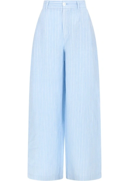 Pantaloni Pantalone In Lino