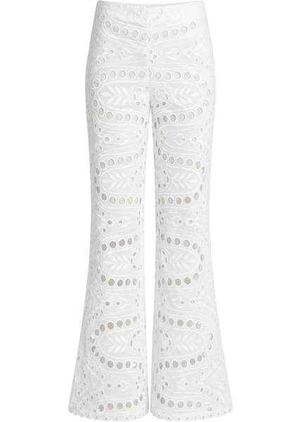 Pantaloni Pantalone "Stern" Con Motivo Traforato