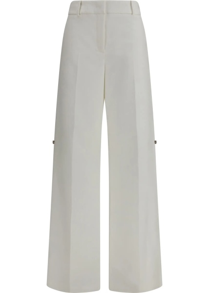 Pantaloni Pants in cotton with embroidered logo