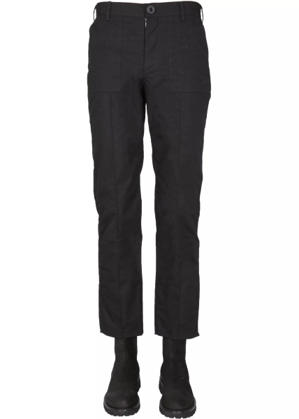 Pantaloni Pants With Logo Button