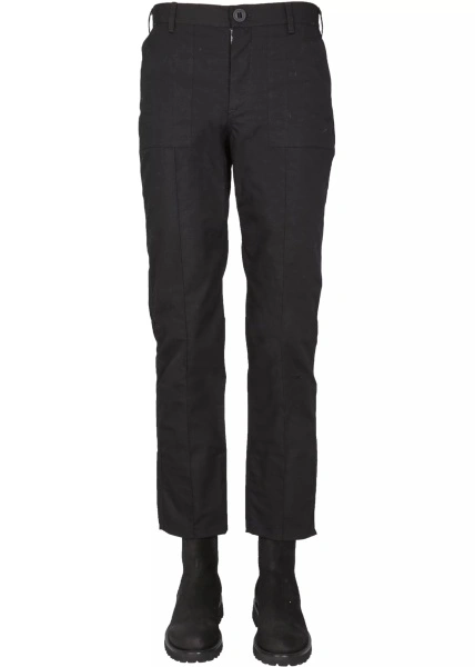 Pantaloni Pants With Logo Button