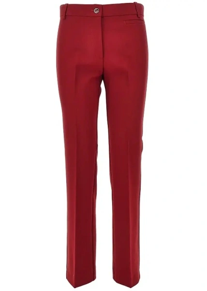 Pantaloni Pinko rosii din vascoza