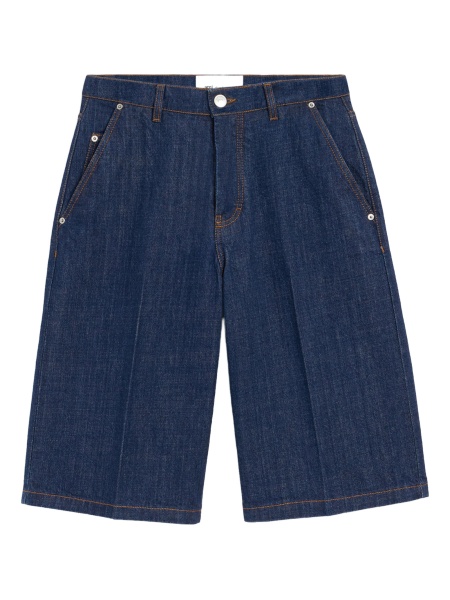 Pantaloni scurti AMI Paris albastri
