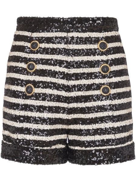 Pantaloni scurti Balmain negri