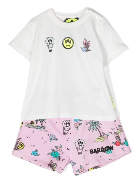 Pantaloni scurti BARROW albi