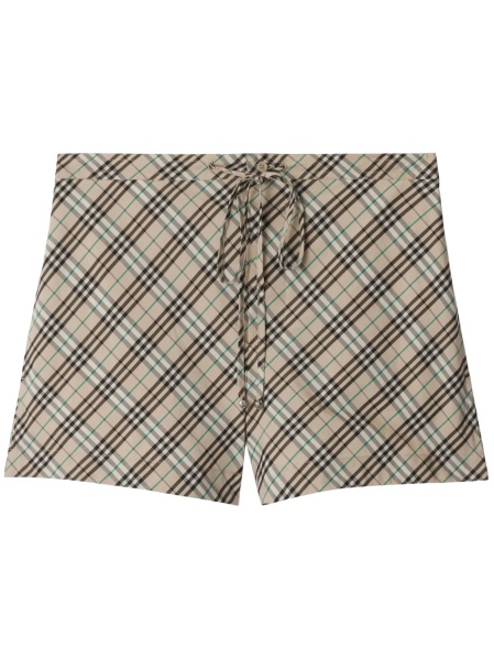 Pantaloni scurti Burberry vintage check neutri din bumbac