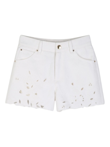 Pantaloni scurti Chloe albi